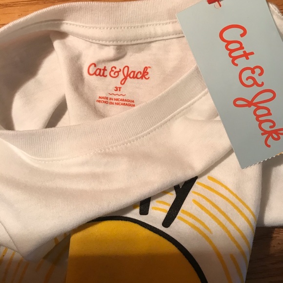 CAT & JACK “Happy Kid” T Shirt - Picture 3 of 5
